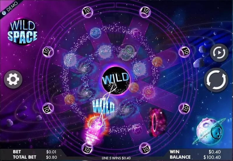 Wild Space Genesis Slot Main Screen Reels