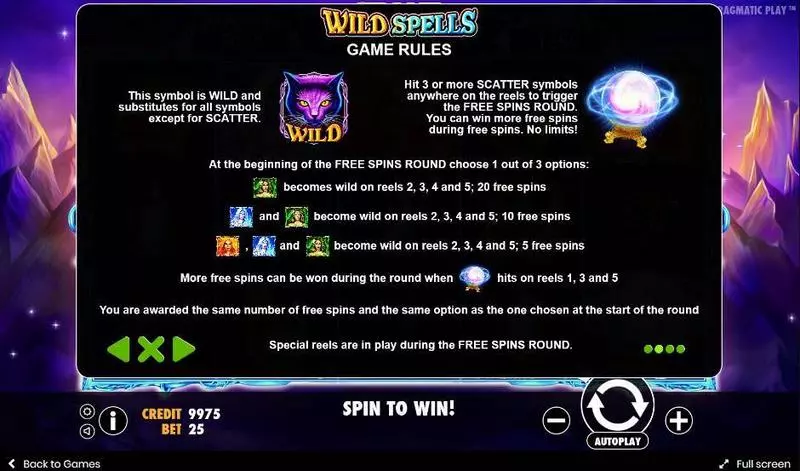 Wild Spells Pragmatic Play Slot Bonus 1