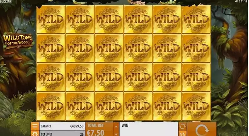 Wild Tome of the Woods Quickspin Slot Bonus 1