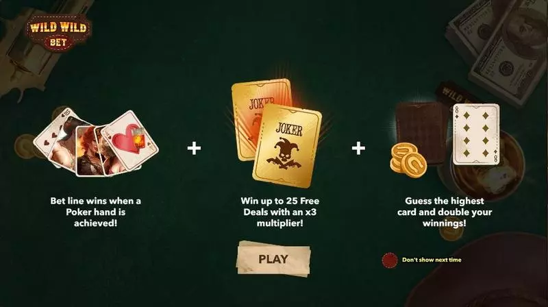 Wild Wild Bet Mascot Gaming Slot Introduction Screen