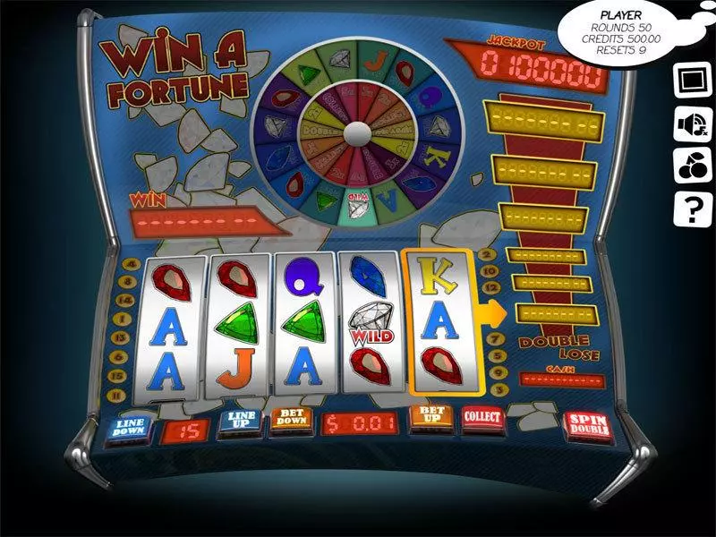 Win a Fortune Slotland Software Slot Main Screen Reels