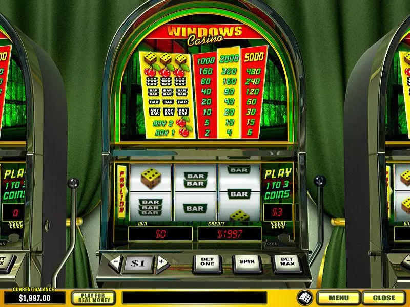 Windows Casino PlayTech Slot Main Screen Reels