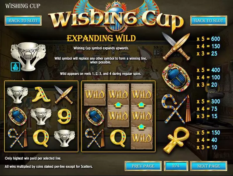 Wishing Cup Rival Slot Info and Rules