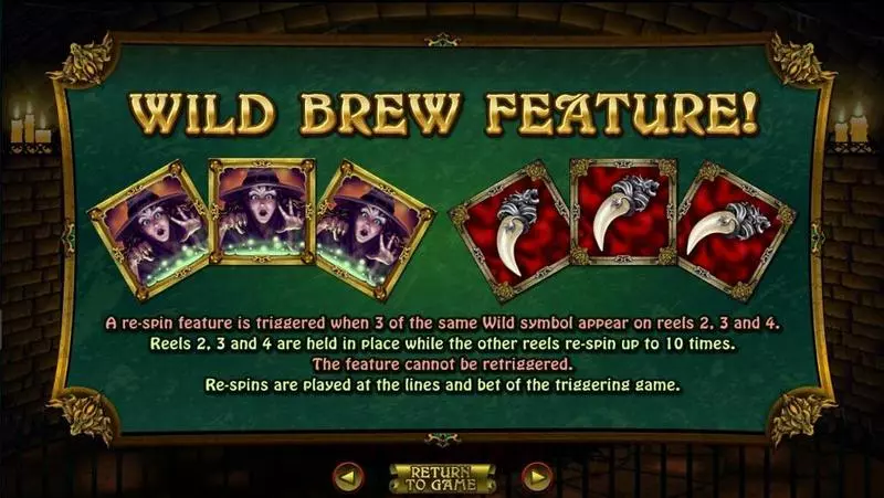 Witch's Brew RTG Slot Info and Rules