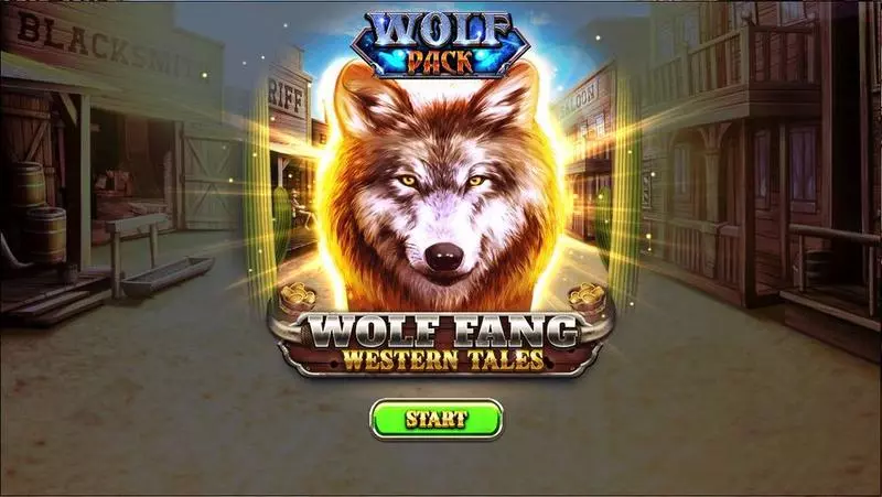 Wolf Fang – Western Tales Spinomenal Slot Introduction Screen