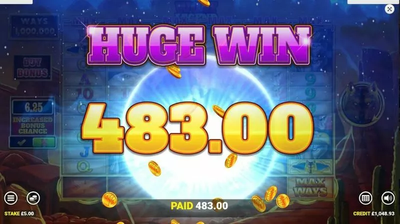 Wolf Legend Spin Boost Blueprint Gaming Slot Winning Screenshot