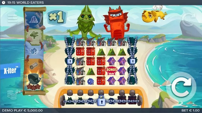 World Eaters Elk Studios Slot Main Screen Reels