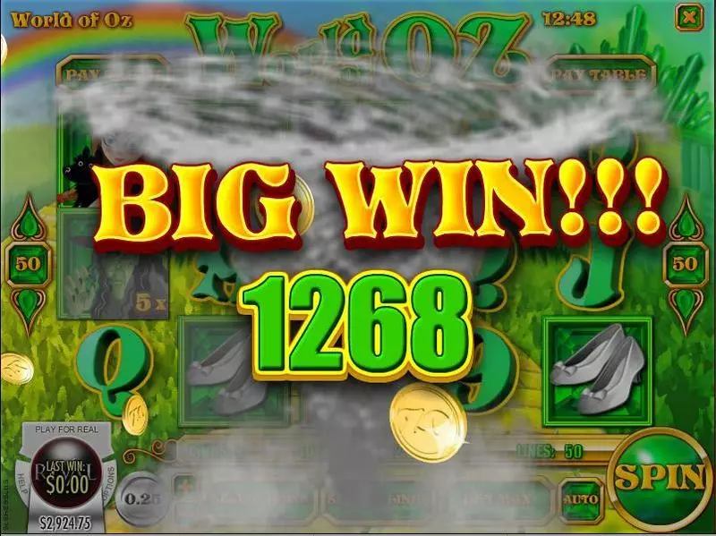 World of Oz Rival Slot Winning Screenshot