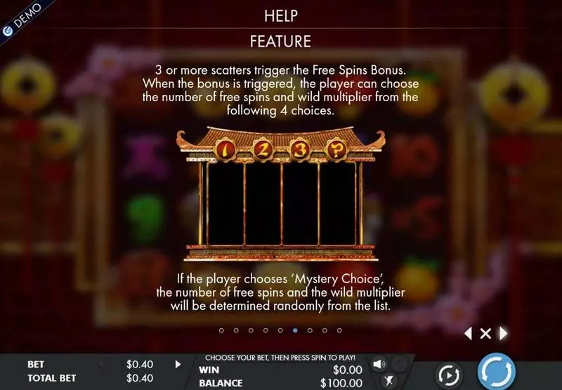 Year of the dog Genesis Slot Free Spins Feature